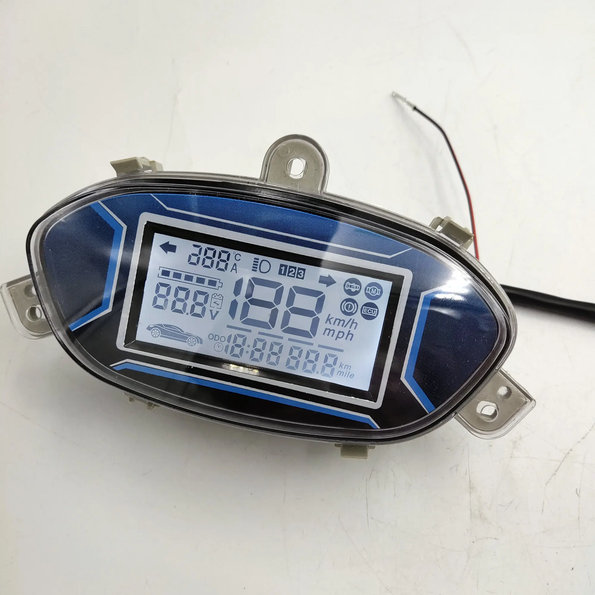 48-96v LCD DISPLAY For Electric Pedal Scooter Bike Motorcycle Instrument motorbike Dashboard diy part Colored/Blue/White Light