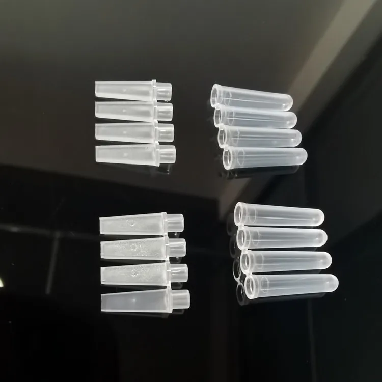 SINGATEE Lab Supplies 4 Well PCR Tube Strip PP Plastic 0.1ML 4 Strips PCR Tubes