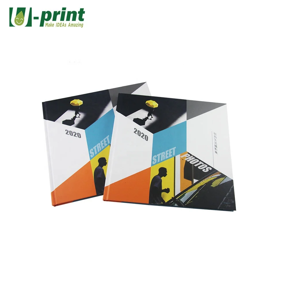 Custom Full Color Book Printing Service Hardcover Wedding Photobook Binding Album Printing
