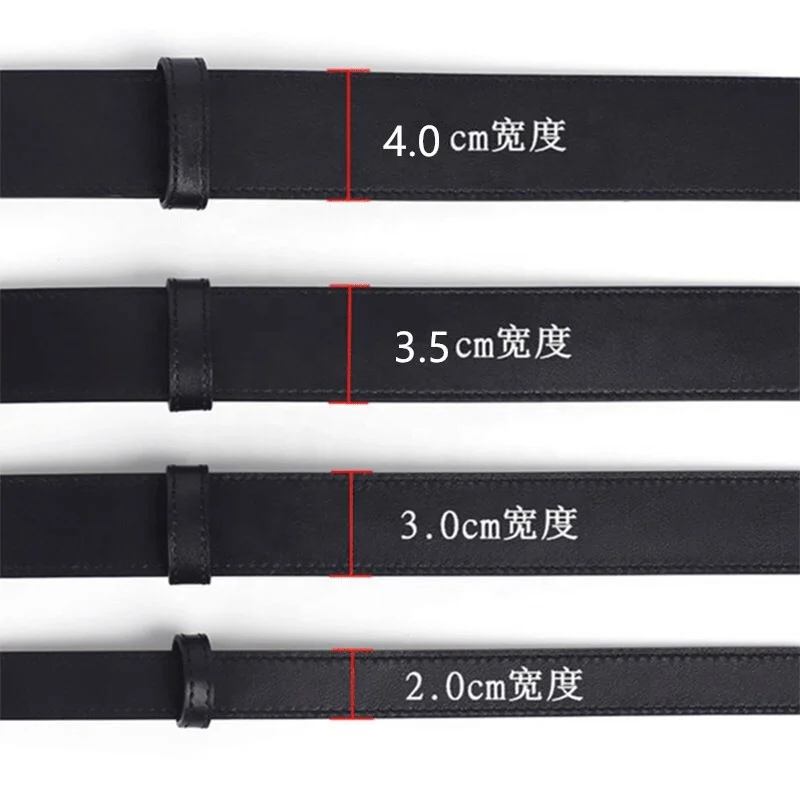 
Genuine leather belt classic wild logo belt female fashion style leather belt for unisex student 