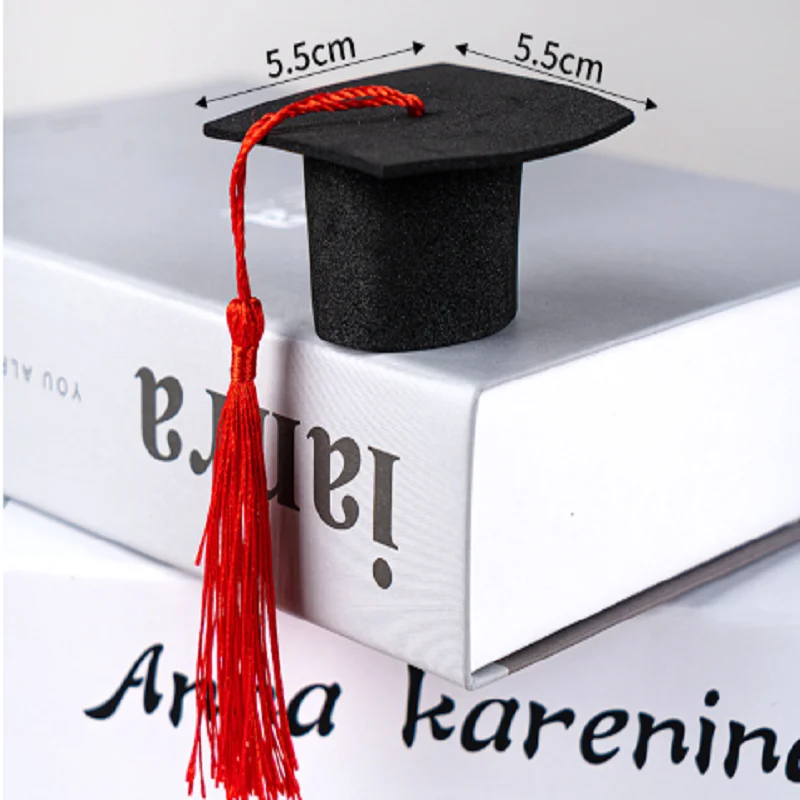 New Mini School Bachelor Hat Bottle Hat Party Tassels Graduation Hat For Graduation Party Decoration