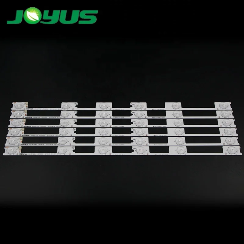Backline задних подсветок led ЖК-телевизор spart Запчасти для 48 дюймов Konka KDL48JT618A KDL48JT618U KDL48SS618U 35018539 35018540 6 светодиодов/pc