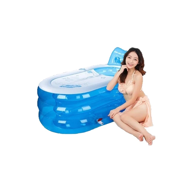 Portable PVC Adult inflatable Bath tub Indoor Outdoor with Stocks Fast Shipping