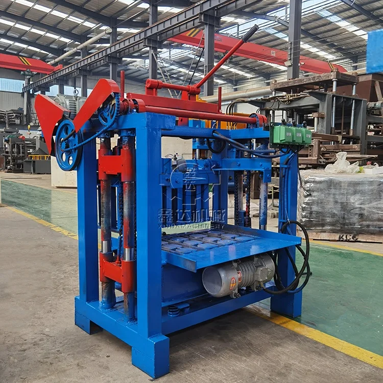 Factory Selling manual block making machine 4-35 popular model for sale best price hollow pavement brick making machine