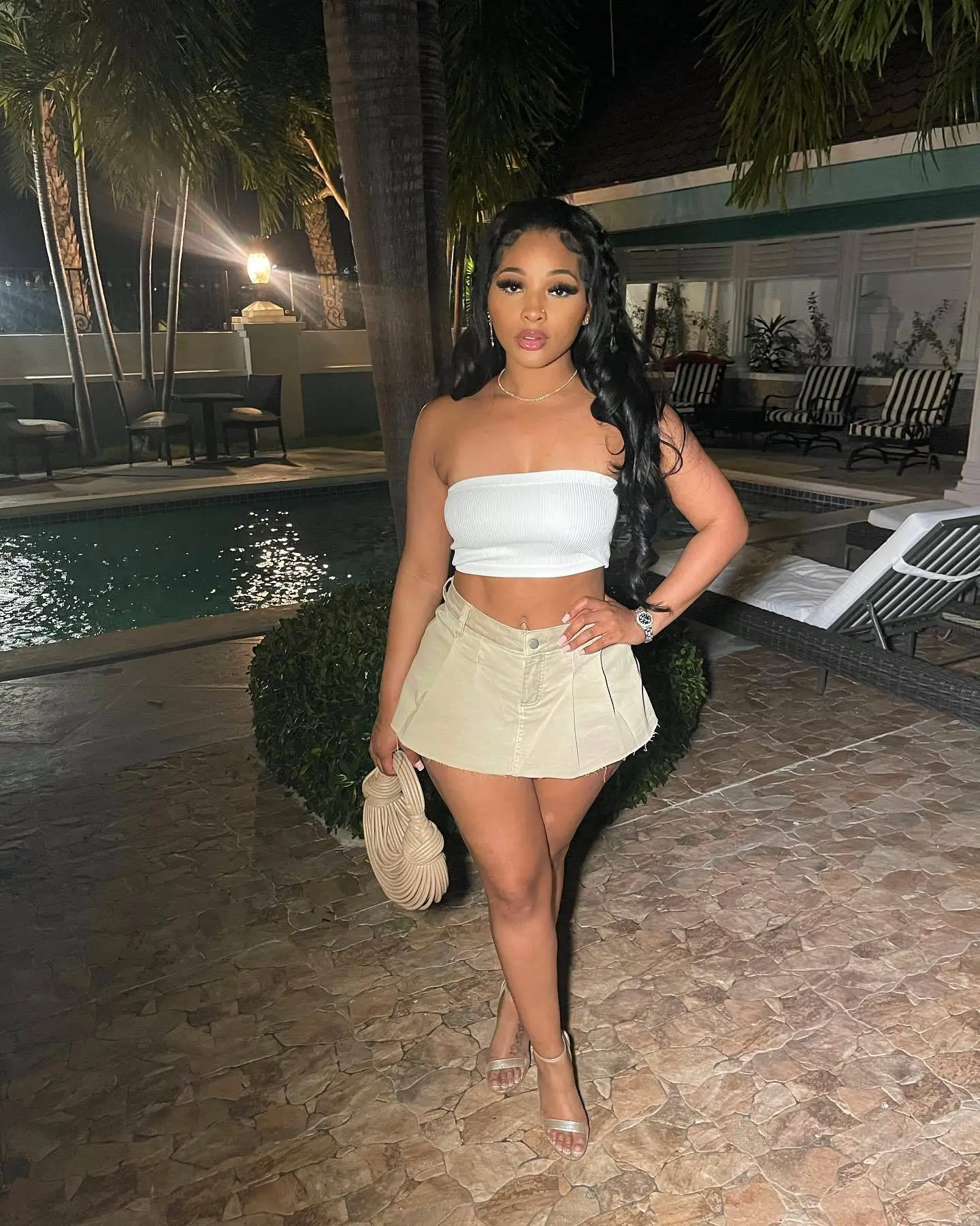 2023 Women Fashion Solid Color Patchwork Mesh Slim Fit Mini Dress Fashion Casual Sexy Pleated Jeans Stretch Pants Short Skirt