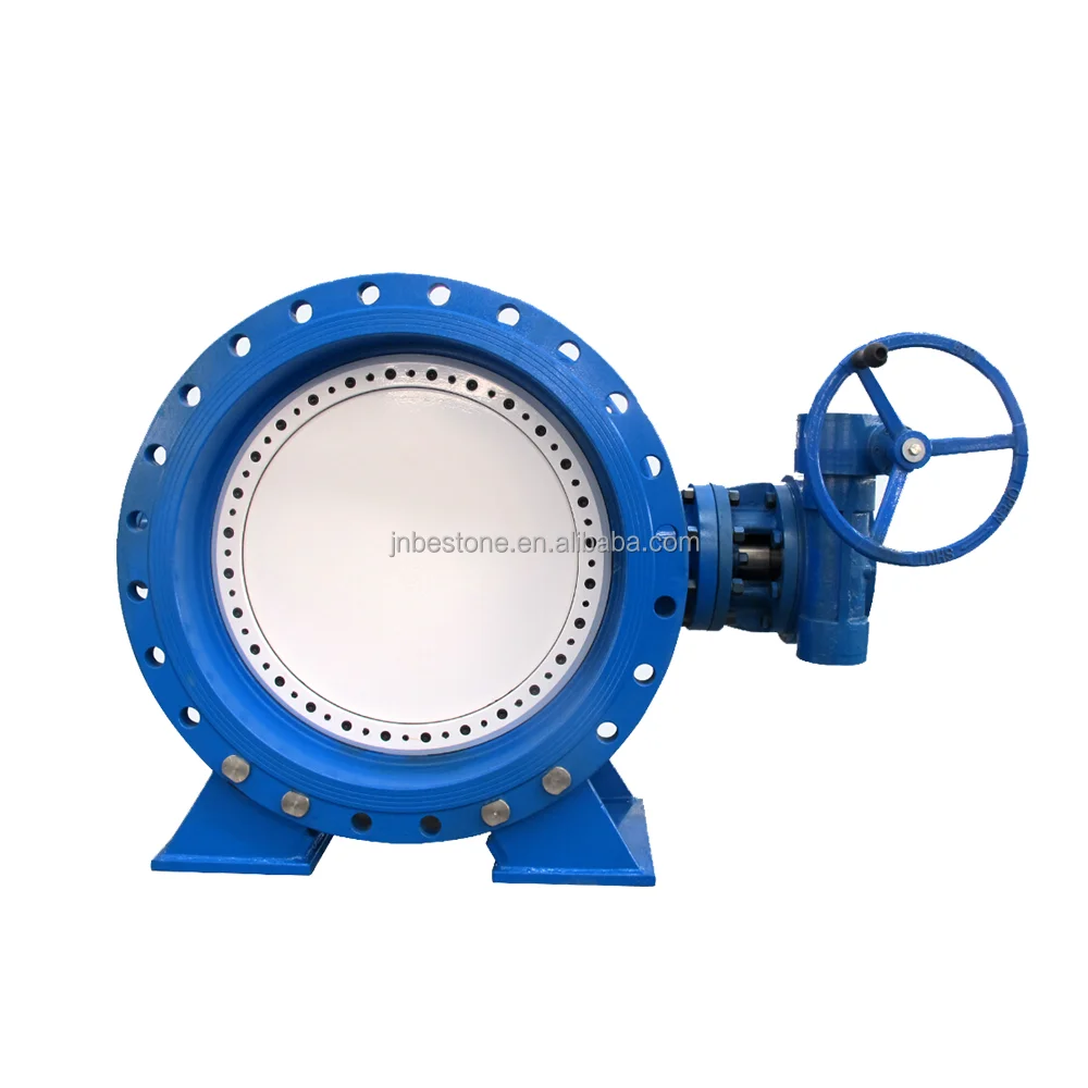 hot sale PN10 cast iron Flanged Extension Eccentric Butterfly Valve, Extension Flange Eccentric Butterfly Valve
