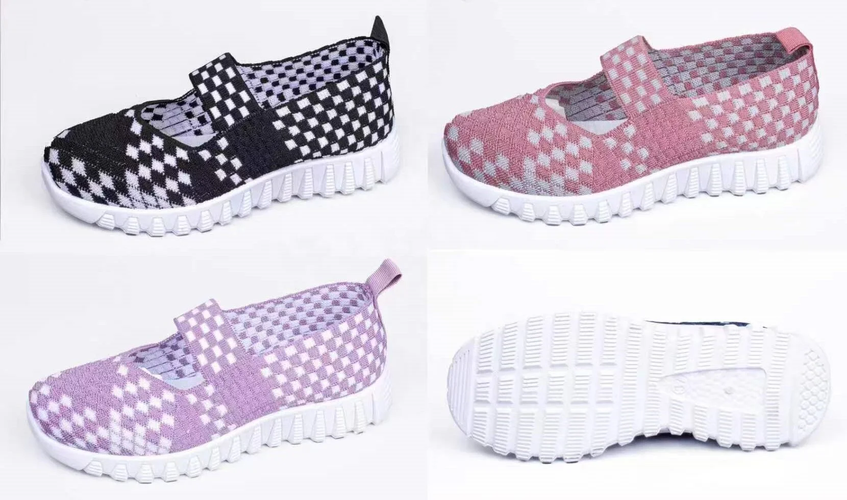 New Trend Flat Shoes Breathable Floral Sneakers Classic Casual Shoes for Ladies Women