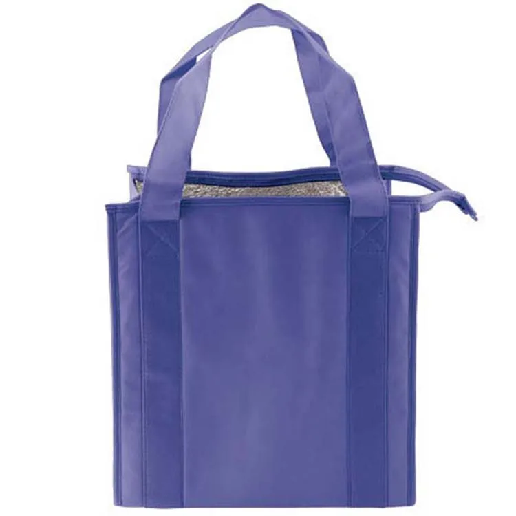 Thermo cooler Bag with black plastic bottom insert