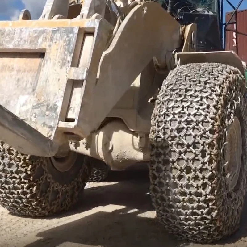 13.6R28 14.9R28 Hot Slag Chain Coal Mining Chains Agricultural Tractor Chains