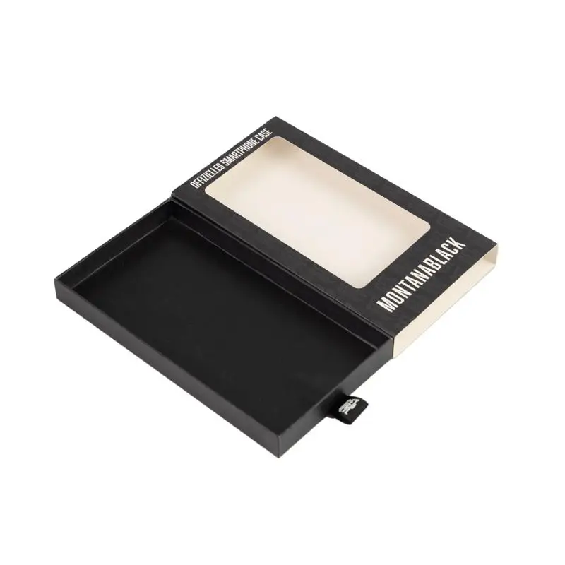 Custom Logo Cell Phone Case Gift Drawer Paper Box Recyclable Mobile Phone Case Packaging Gift box