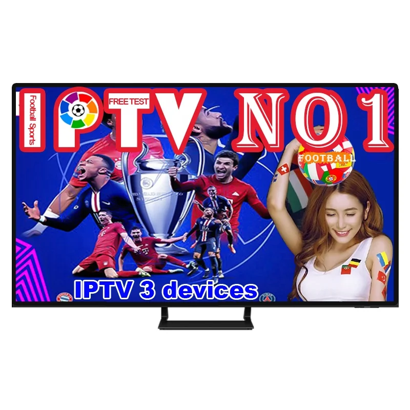 Лучшая стабильная IPTV M3u 3 устройства, Бесплатная тестовая подписка Iptv, Испания Европа с кредитами, панель для Android TV BOX Smarter Firestick
