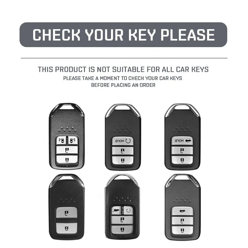 ABS Carbon Fiber Style Car Key Case Cover For Honda CR-V CRV Fit Civic Accord City Odyssey XR-V Pilot Accessories Shell
