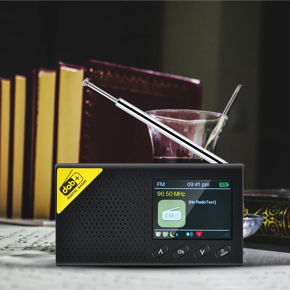 Classical Household Desktop Portable Dab+/FM Radio