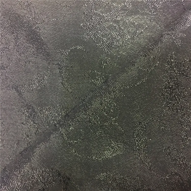 HIgh quality plain dyed jacquard fabric 100% viscose crepe fabric for garment,dress,curtain