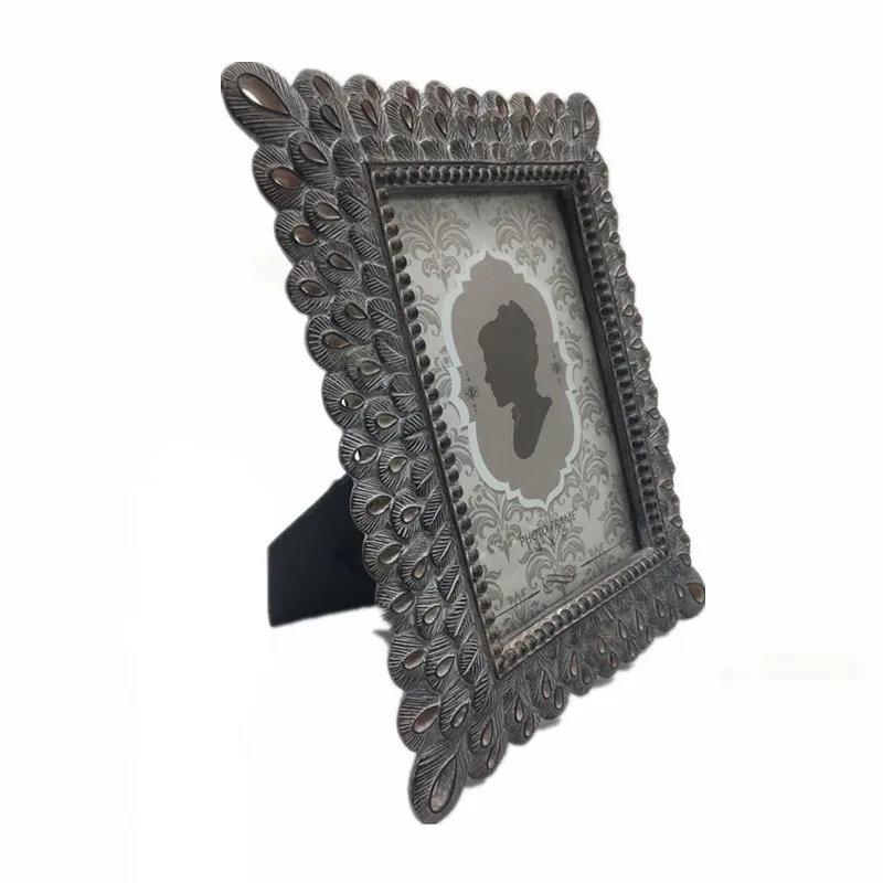 Wholesale Rustic Custom Natural Table Picture Photo Frame, Vintage Bulk Table Art Imitation Wood Picture Frames For Home Decor