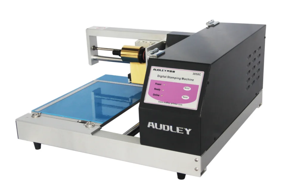 Audley 3050c Digital Foil Printer Card Gold Foil Printer Flatbed Printer Hot Product 2019 Single Color Automatic 95*72*47cm 90mm