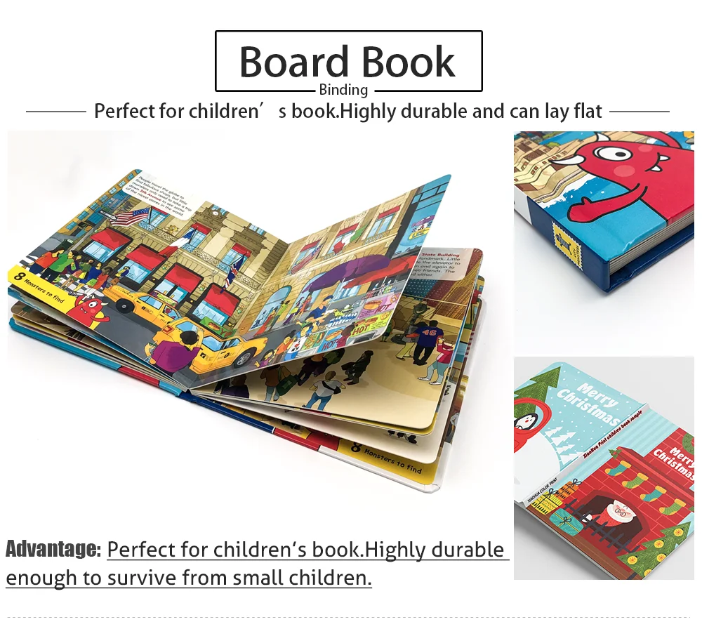 board book with figures