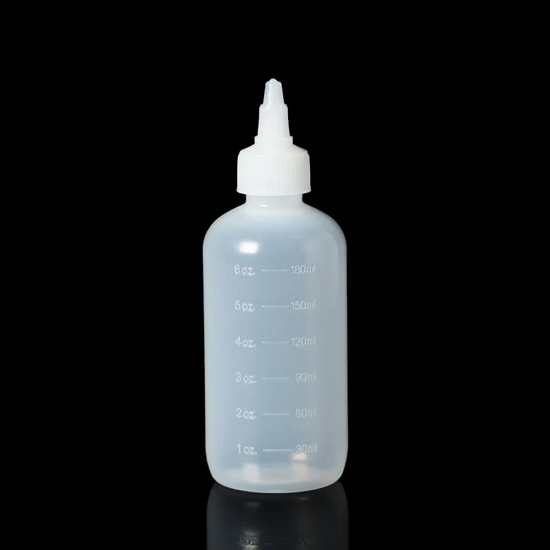 150ml Empty Plastic Bottle Transparent HDPE Bottle With Twist-open Dispensing Cap