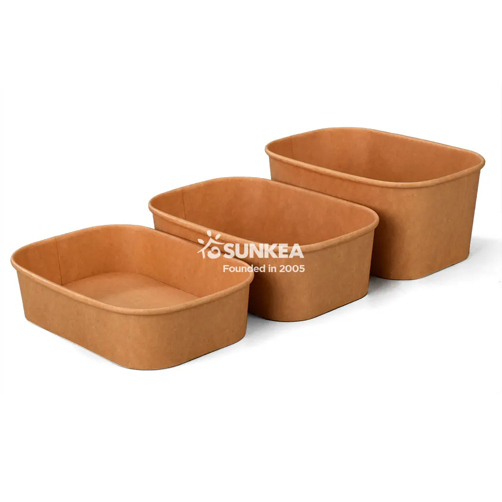 Disposable Take Away 12 oz Paper ramen Bowls With Lids