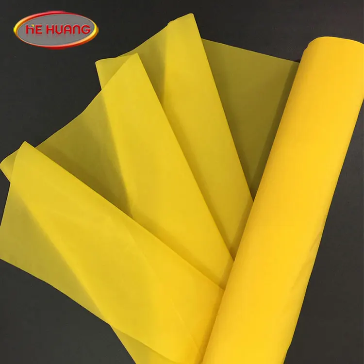 
2021 Yellow White 100 Monofilament Polyester Screen Printing Mesh With Cheap Price 