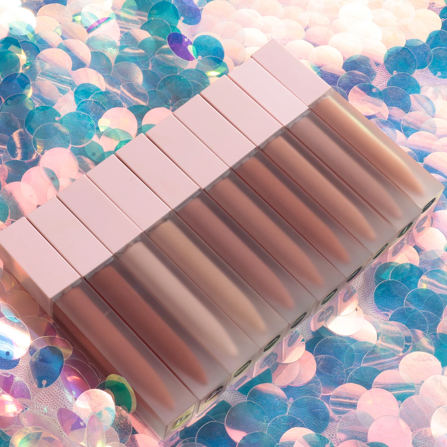 Make Your Own Makeup оптовая продажа долговечные водостойкие помады нюдовая розовая упаковка блеск для губ Матовая жидкая помада