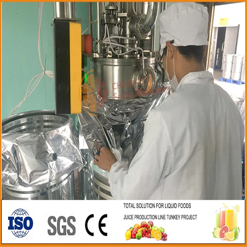 Л концентрированный асептический мешок для сока в барабанной машины барабанный наполнитель пасты