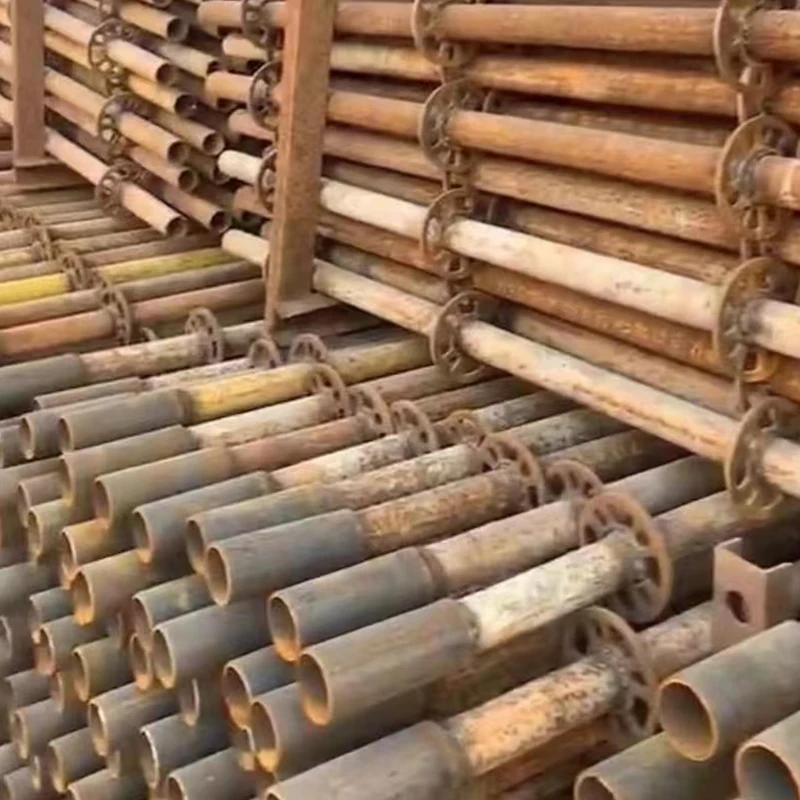 China second hand cheap construction used metal ringrock scaffolding frame for sale