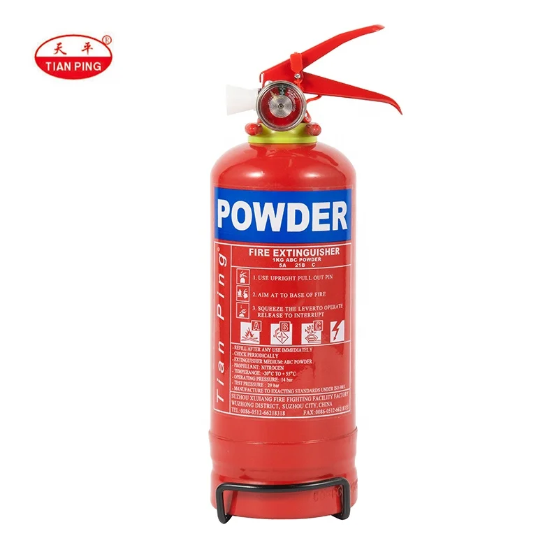 
1kg ABC dry chemical powder fire extinguisher portable fire extinguisher 