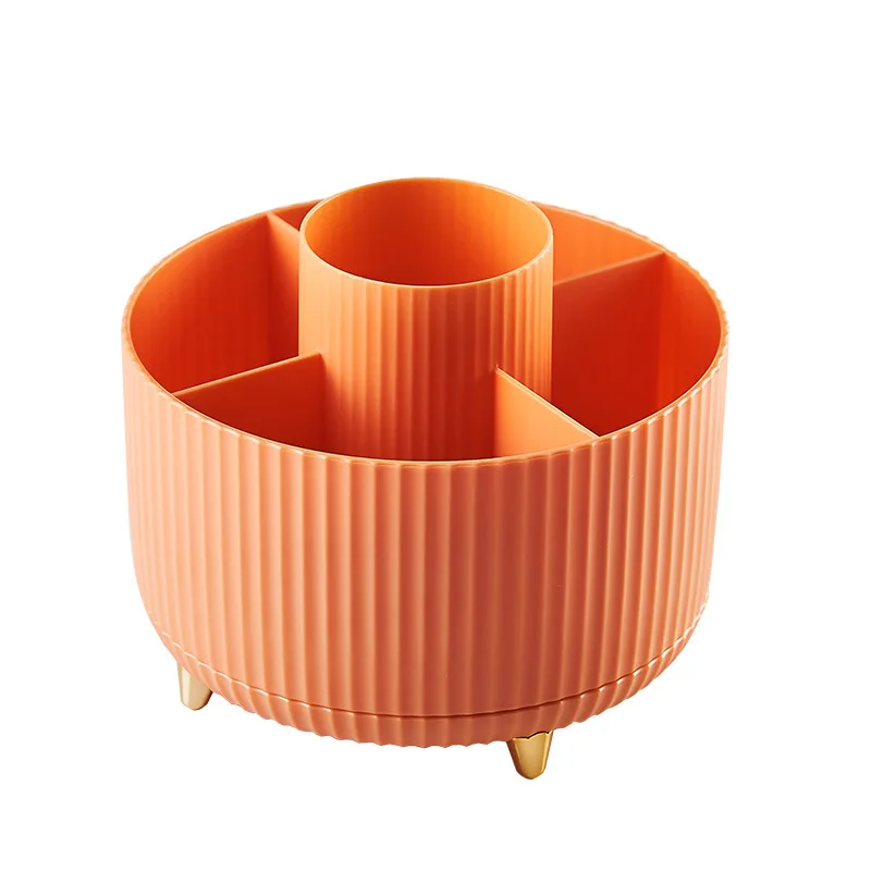 360 degree rotating beauty organizer makeup brush organizer stationery organizer for save space