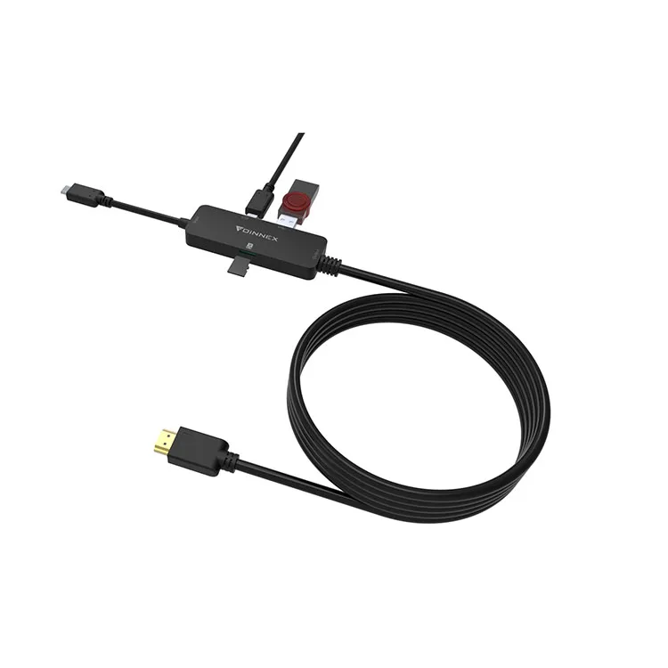 Wholesale 3 in 1 Adapter  60W PD  USB C to HDMI Adapter with USB Port  Micro SD Card Reader