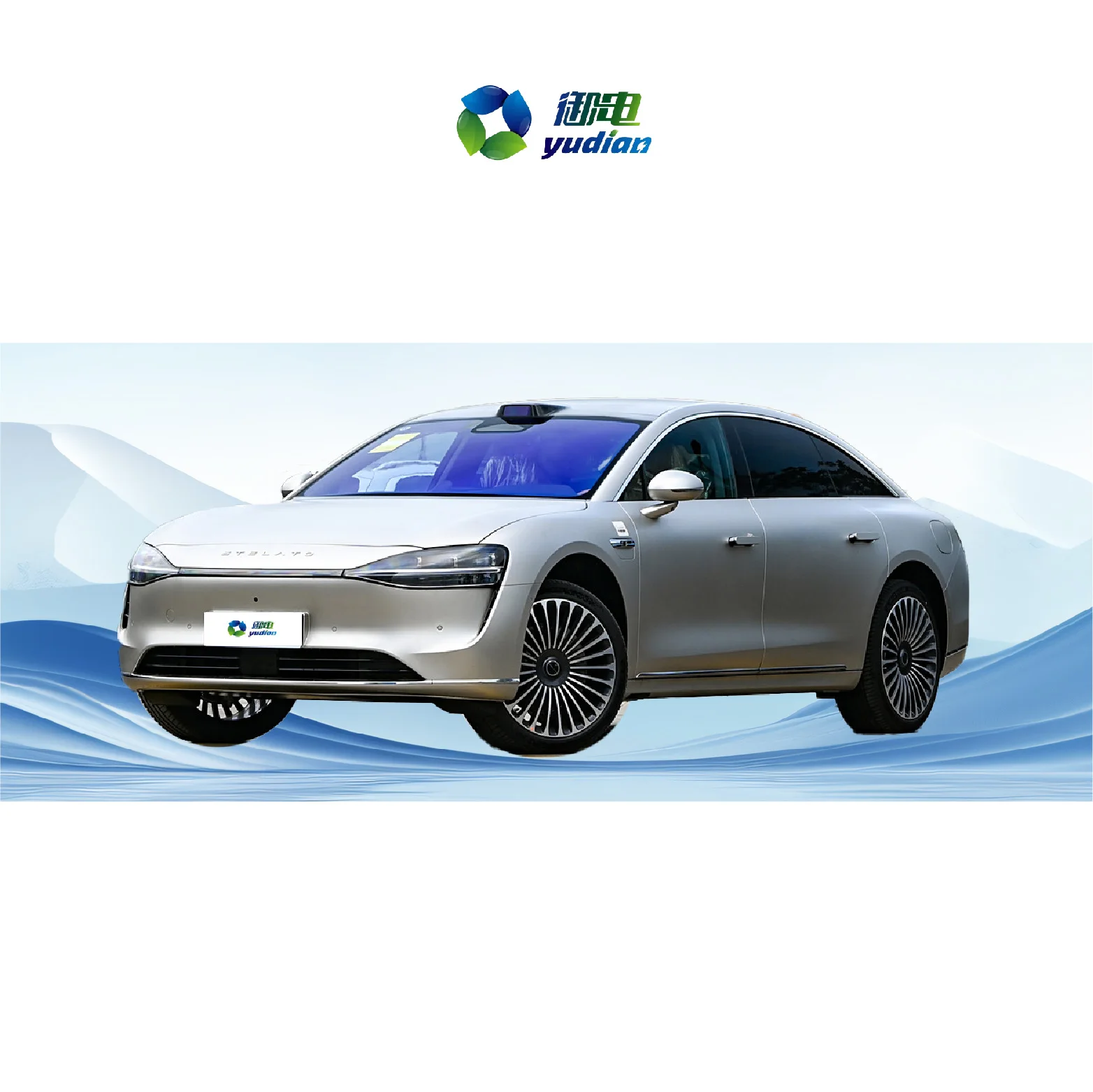Baic Stelato S9 2024 Hongmeng System RWD New Energy Vehicles 816km Long Range 4-door 5-seater Pure Electric Sedan