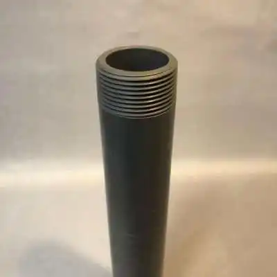 High Pressure Small Diameter 20mm 25mm 32mm BS Thread PVC Pipe Male Thread PVC/UPVC Plumping Plastic Tube Nipple Pipe