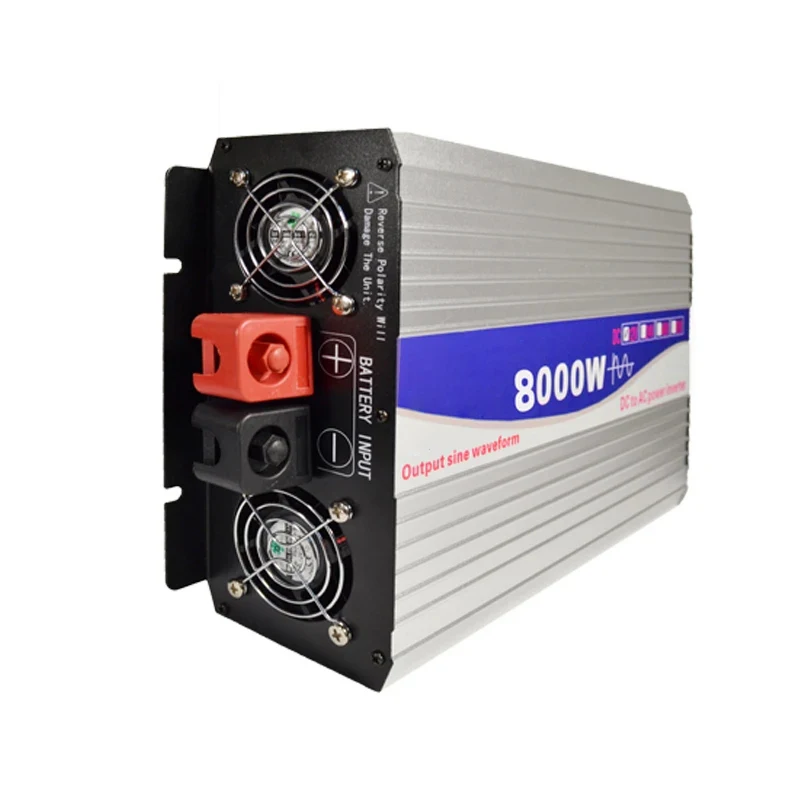 Inverter 12V 220V 3000W 4000W 6000W 8000W 24V Dc To 110V Ac Pure Sine Wave Voltage Converter Transformer Power Car Inverter
