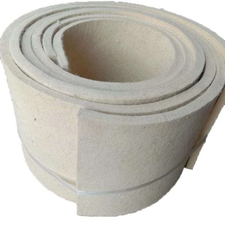 Anti-slip Polyester Non-Woven Recycled Felt Fabric Roll Needle Punched Stiff 2mm Thick Sheets Industrial Felt In Rolls 5mm 9mm
