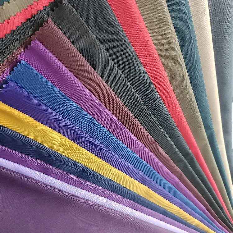 Spot goods 190t taffeta polyester taffeta lining fabric with $0.47 minimum