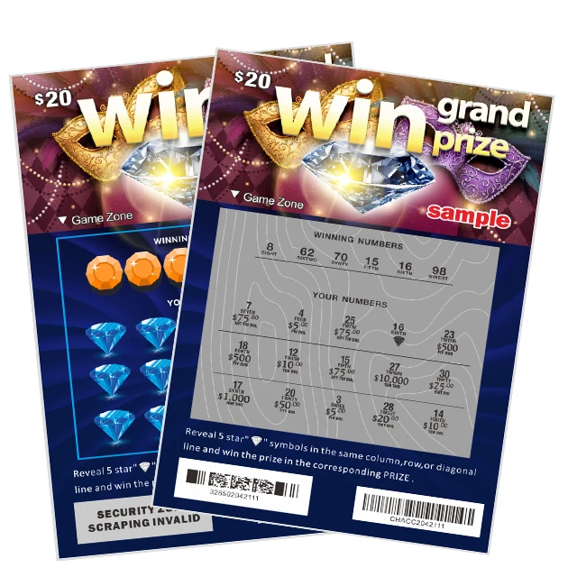 Custom Design Paper Lottery Scratch Win Card Lottery Ticket Printing Manufacture