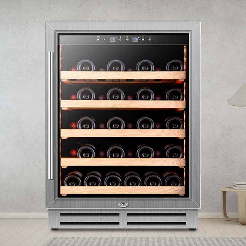 JiuFu перезаряжаемый охладитель вина из нержавеющей стали полупроводниковый электрический холодильник