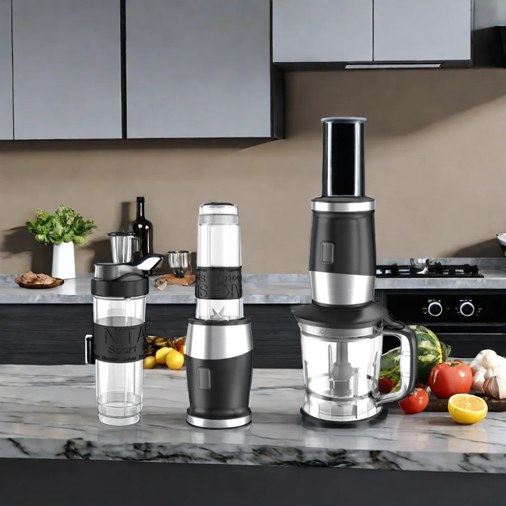 Unbreakable 2-in-1 Juicer Household Multifunctional Food Mixer Coffee Grinder Portable Blender Free Spare Parts Electric Plastic