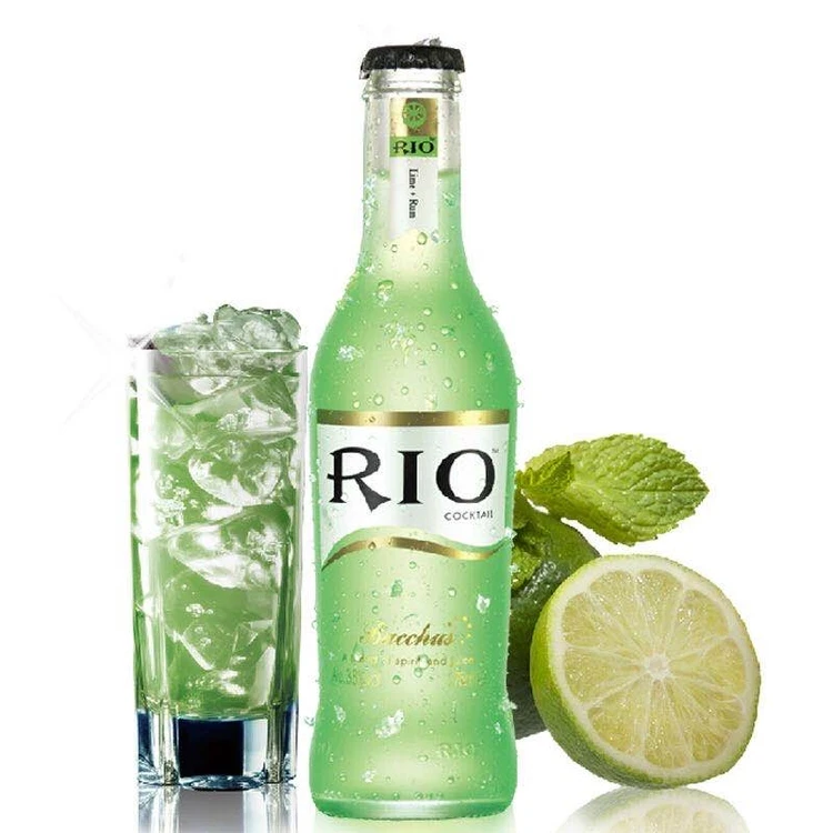Factory direct sales popular drink RIO alcohol energy drink lime rum flavor