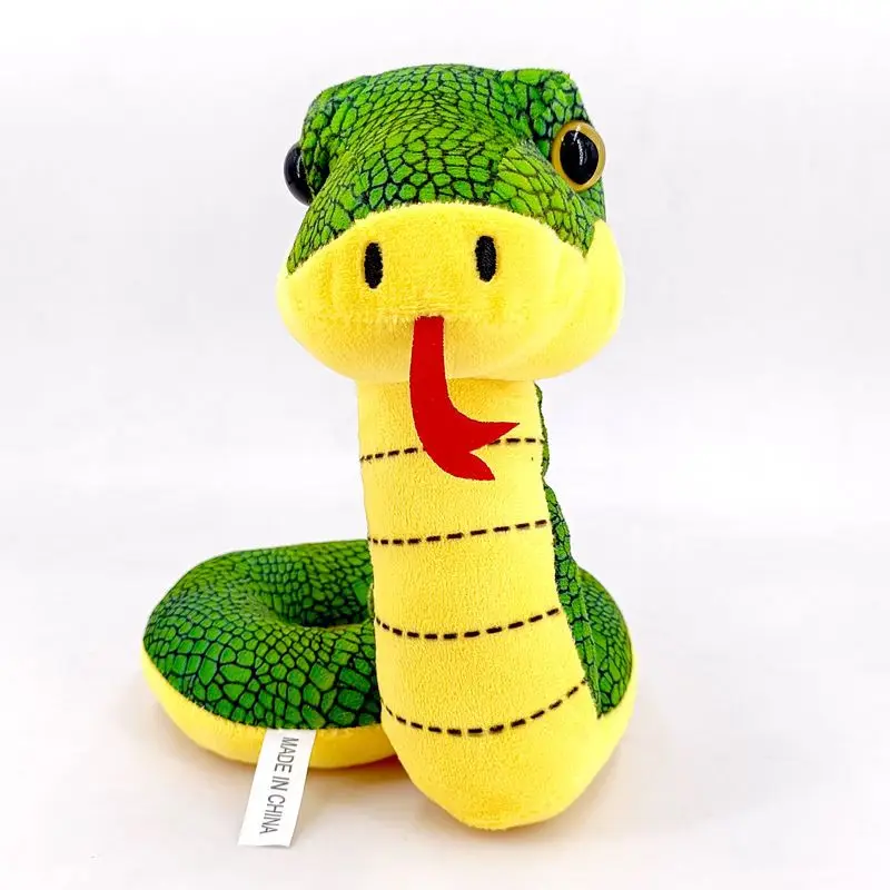 Factory Wholesale 12CM 19CM Stuffed Animals snake Toys Promotional Plush Toys Cobra