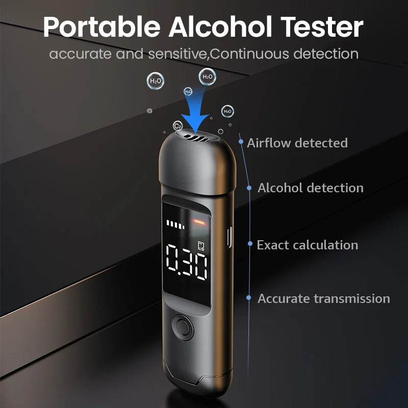 New colorful alcohol tester breathalyzer portable for personal use as a gift for Automobile insurance company Car 4S store