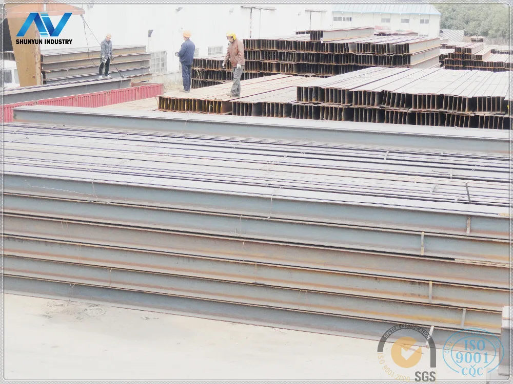 Hot Rolled H Iron Beam/ H Steel / H Channel with grade GB Q235B Q345B carbon steel h beam