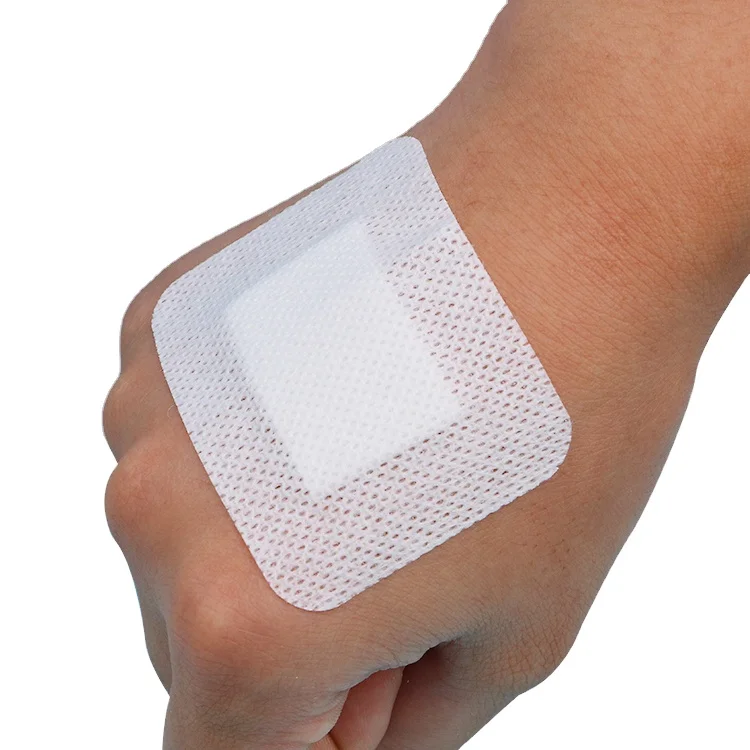 Wound Dressing Medical PU waterproof and non woven Wound Adhesive Dressings IV Cannula Fixation Patch