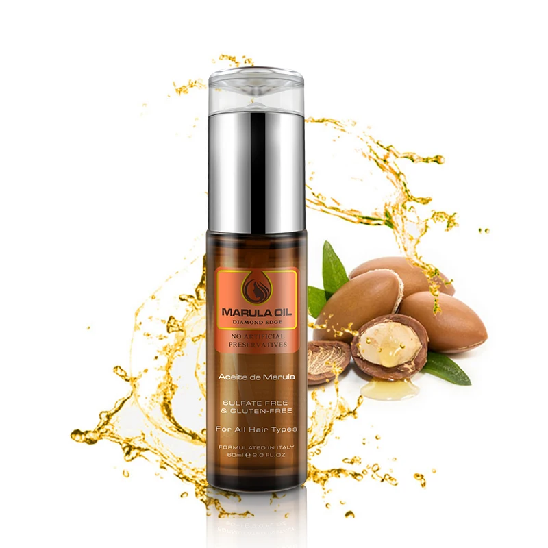 Private Label Marula Oil Herbal Moisturizing Hair Treatment Serum Vitamin Biotin Jojoba Oil Cosmetic Deeply Nourishing Hair Oil