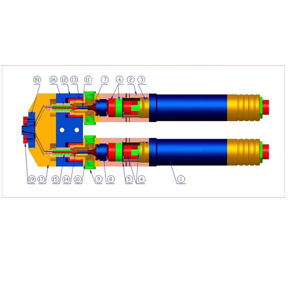 Two components Dispensing valve