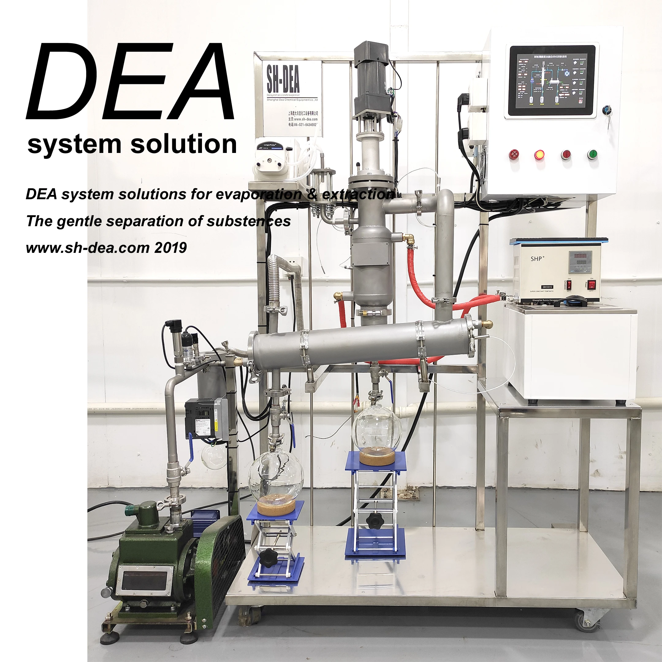 DEA-BML-5  Sukichem High Efficiency Oil Distiller Short Path Molecular Distillation Wiped Film Evaporator