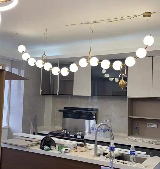 Necklace Design Multi Glass Ball Pendant Lamp