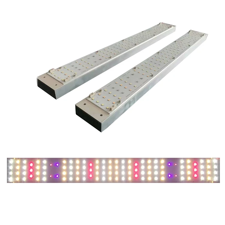 Samsung LM301h  3000K 6000K 660NM 730NM 395NM 60W per bar Full Spectrum LED plant grow bars with heat sink with power supplier