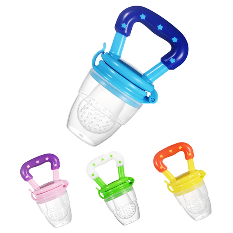 Colorful attractive teething products baby items food nipple feeder