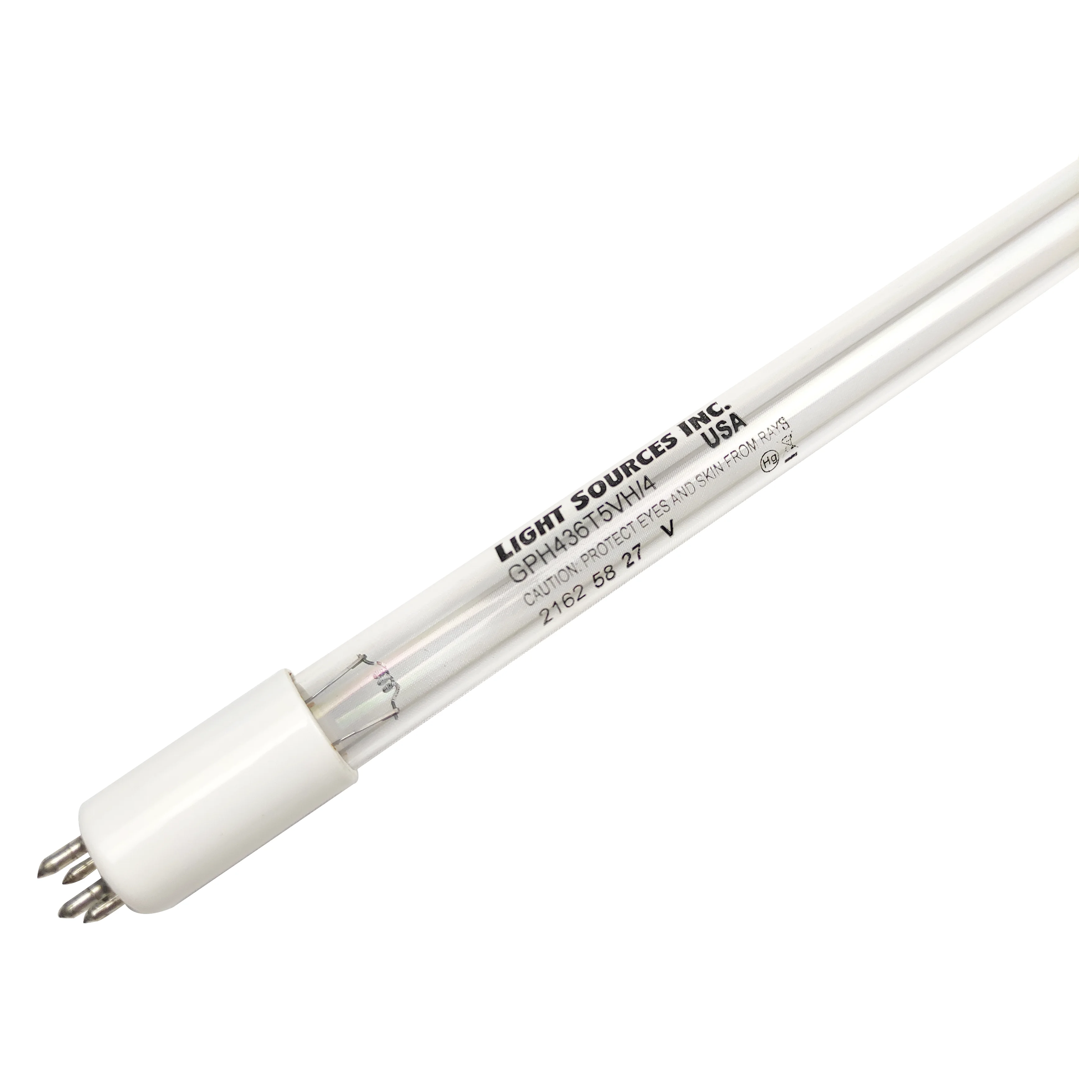 High ozone Sterilizer Lamp  UVC T5 21W GPH436T5VH/4P 184nm 254nm Germicidal Ultraviolet Lamp